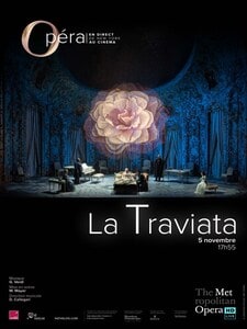 Affiche de La Traviata (Metropolitan Opera)