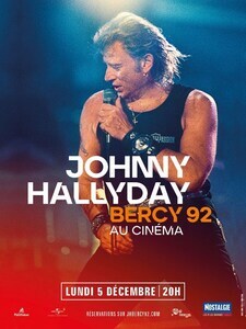 JOHNNY HALLYDAY BERCY 92 AU CINEMA